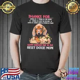 Original Thank For Happy Mother’S Day To The Best Doxie Mom Shirt