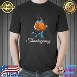 Original thanksgiving Turkey Saurus Rex Dinosaur T-Shirt Unisex