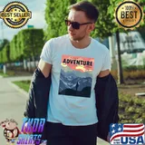 Original vintage Mountain Sunset Vacation Nature Landscape Adventure T-Shirt