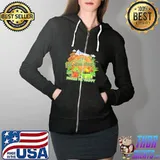 Outdoors Camping Make Me Happy Shirt Full Zip Hooded