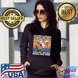 Owl Never Depend On Someone Else To Make You Happy That's Why We Have Books And Wine Vintage Shirt
