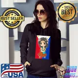 Philippines Pinay Filipina Heart Strong Proud Woman Girl Premium T-Shirt
