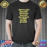 Premium aquarius Girl Knows More Than She Says January February T-s Unisex