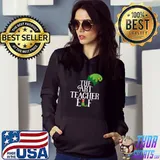Premium art Teacher Elf Matching Family Group Christmas Party Pajama T-shirt