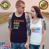 Premium awesome Since April 1960 T-Shirt Tank Top