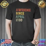 Premium awesome Since April 1960 T-Shirt Unisex