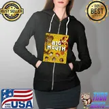 Premium big Mouth Poster Shirt Full Zip Hooded