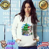 Premium cardigan Welsh Corgi Santa Christmas Tree Decor T-s Hoodie