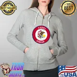 Premium carol Stream Illinois IL Flag Badge Roundlet Souvenir T-s Full Zip Hooded