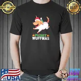 Premium christmas Dog Unicorn Merry Wuffmas Xmas T-s Unisex