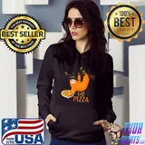 Premium cute Sloth Eat Pizza Adult Vegan Kids Funny Thanksgiving Premium T-Shirt