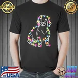 Premium dachshund Light Christmas Shirt Unisex