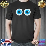 Premium Eyes Wide Eyes Eyeballs Costume Gift T Shirt