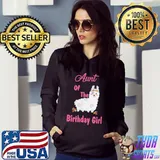 Premium Family Birthday ,Aunt Of The Birthday Girl T Shirt