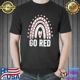 Premium go Red Day Go Red Heart Health Month T-s Unisex