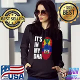 Premium grenadian And Haitian Mix DNA Flag Heritage T-shirt
