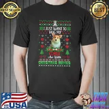 Premium I Just Want To Hug My Corgi Dog Christmas T-Shirt