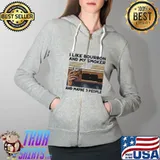 Premium i Like Bourbon And My Smoker And Maybe 3 People Vintage Shirt Full Zip Hooded