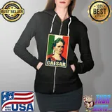 Premium julius Caesar Cool Apparel Italy Italia Raglan T-Shirt Full Zip Hooded
