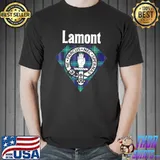 Premium lamont Clan Schottisches Wappen, Tartan Shirt