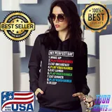 Premium My Perfect Day Video Games T-shirt Funny Cool Gamer Tee Gift T-Shirt