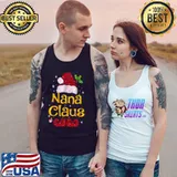 Premium Nana Claus Shirt Christmas Pajama Family Matching Xmas Shirt Tank Top