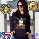 Premium penguin Animal Lover Xmas Santa Hat Ugly Penguin Christmas T-Shirt