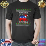 Premium Santa Democrat I’m dreaming of a right Ugly Christmas shirt