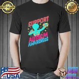 Premium Support Autism Awareness Fight Love Mom Dad Mother Boy Girl shirt