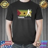 Premium tennis Sao Tome & Principe Flag Team Tennis Player Tennis T-Shirt Unisex
