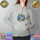 Premium Work all day then you die Full Zip Hooded