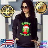 Santa Biden Happy 4th of July Ugly Christmas Shirt