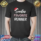 Santa’s Favorite Runner Pajama Christmas Xmas T-s Unisex