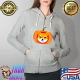 Shiba Inu Thanksgiving, Shib Token Crypto Hodl T-Shirt Full Zip Hooded