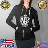 Support Teachers Apple RedForEd Arizona Full Zip Hooded