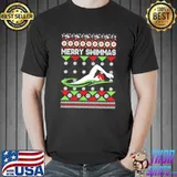 Swimming Merry Swimmas Christmas Shirt Unisex