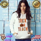 Teacher Halloween Trick or Teach Funny School T-Shirt