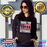 Thank You Veterans We Owe Them All Veterans day USA T-Shirt