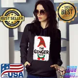 The Ginger Gnome Matching Family Christmas Pajamas Bleached T Shirt