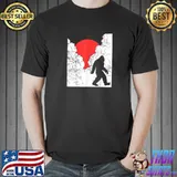 Top bigfoot Sky Stroll - Walking in the Clouds & Sun Sasquatch T-Shirt Unisex