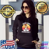 Top chicken Meme Design Guess What Chicken Butt vintage T-Shirt