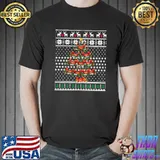 Top Crab Animal Lover Xmas Lighting Crab Christmas Tree T-Shirt