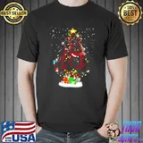 Top Deadpool Christmas tree Merry Christmas shirt