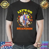 Top Donald Trump riding turkey let’s go brandon anti Biden shirt