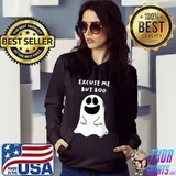 Top Excuse Me But Boo Ghost Boo Spooky Halloween T Shirt