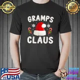 Top Gramps Claus Shirt Christmas Pajama Family Matching Xmas T Shirt