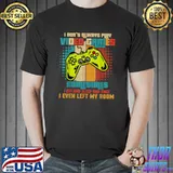 Top I DONT ALWAYS PLAY VIDEO GAMES Gamer Boys Teens Funny T-Shirt