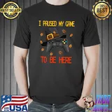 Top i Pause My Game To Be Here Happy Thanksgaming Thanksgiving Pullover Hoodie Unisex