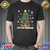 Top Lets go brandon sunglasses tree xmas Unisex