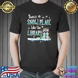 Top Librarian There's Snow Place Like The Library Christmas Snow T-Shirt
